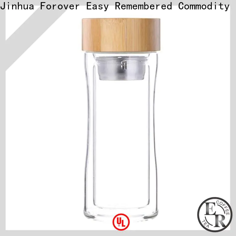 lead-free glass infuser water bottle from China on sale