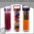 lead-free glass infuser water bottle reputable manufacturer on sale