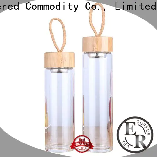 ER Bottle single-wall drinking glass water bottle bulk production
