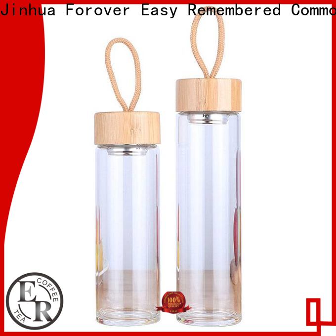 ER Bottle double wall glass tea infuser reputable manufacturer for promotion