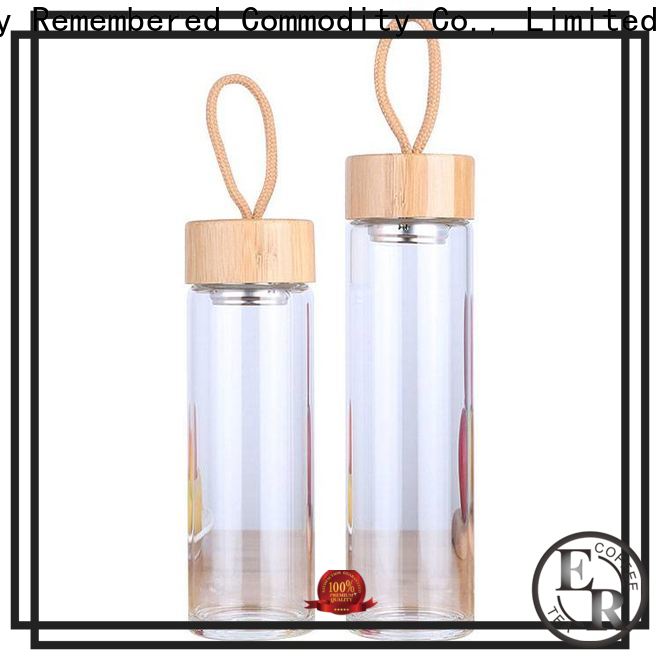 ER Bottle BPA-free double wall glass bottle from China for home usage