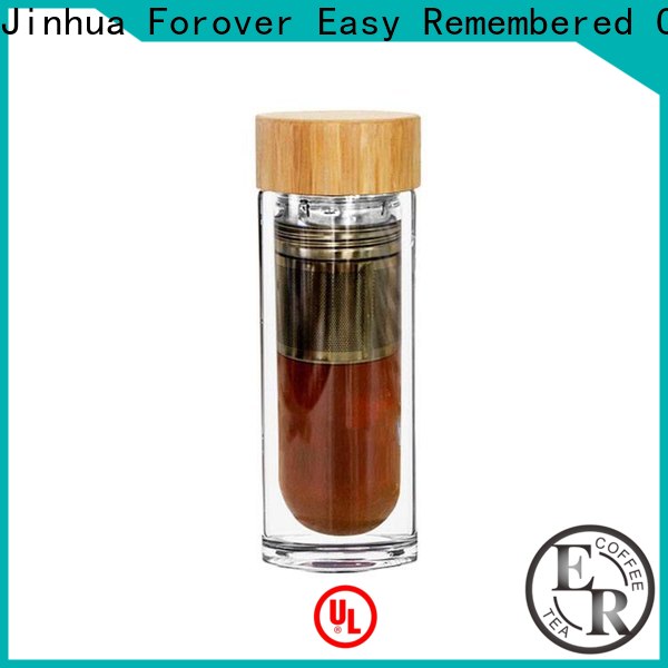 ER Bottle single-wall glass drinking bottle with filter reputable manufacturer