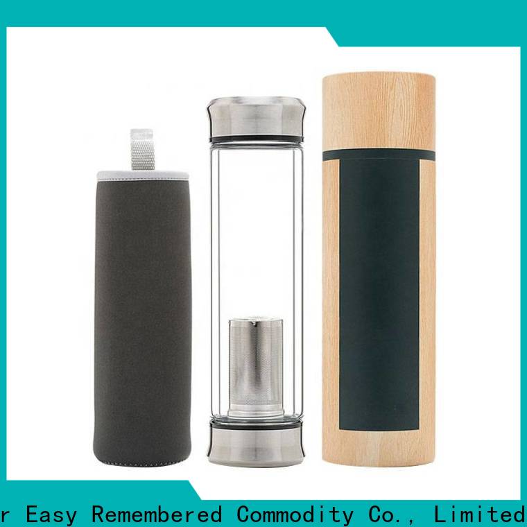 ER Bottle premium quality double wall glass infuser bottle supply for sale