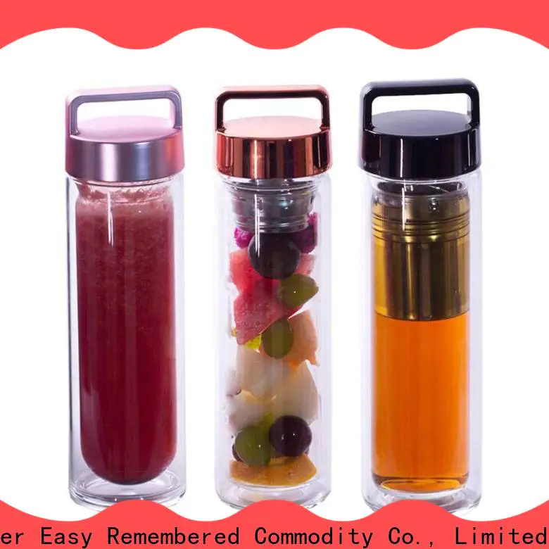 BPA-free portable glass drinking bottles reputable manufacturer for office