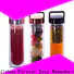ER Bottle bamboo lid glass fruit infuser water bottle check now for traveling