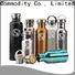 natural stainless steel sports water bottle factory for hiking