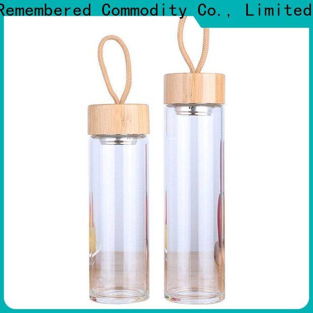 single-wall glass fruit infuser water bottle reputable manufacturer for home usage
