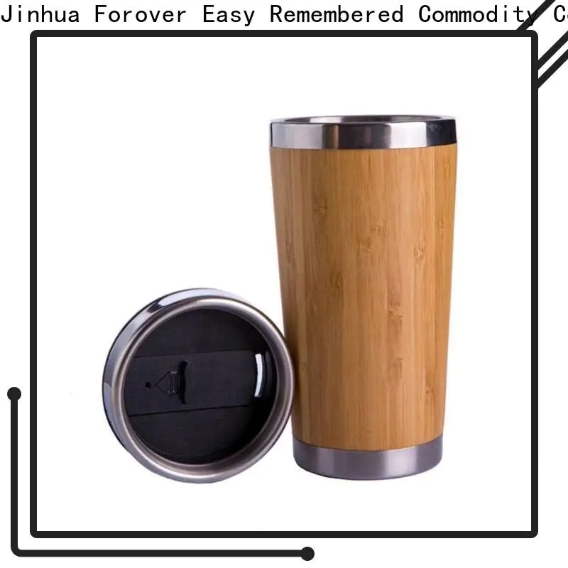 ER Bottle natural bamboo thermos for traveling