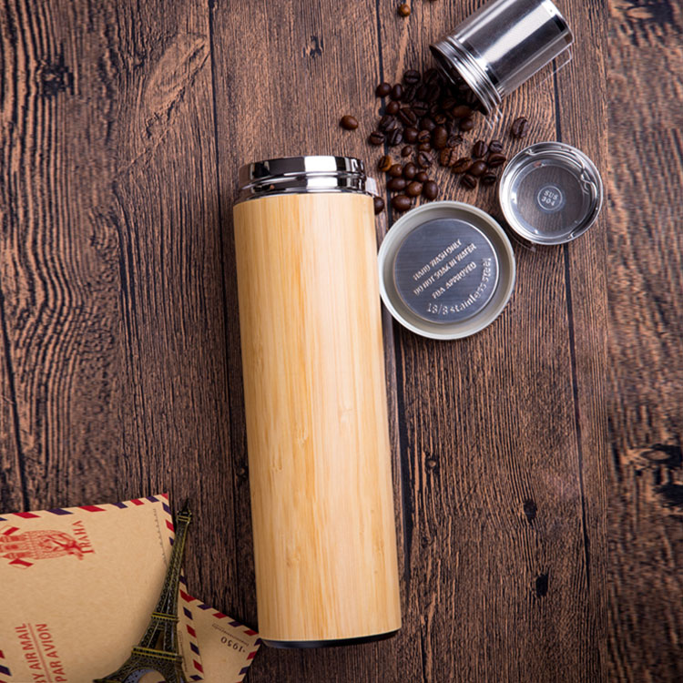 Portable bamboo flask with good price for outdoor activitiesbulk production