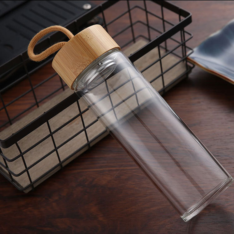 lead-free drinking glass water bottle for office-2