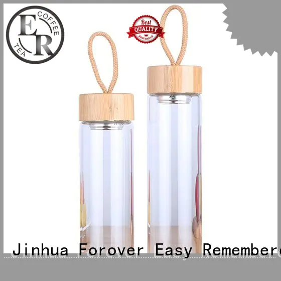 single-wall glass infuser water bottle reputable manufacturer for home usage