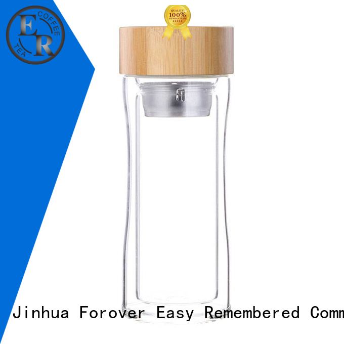 ER Bottle glass infuser water bottle reputable manufacturer for office