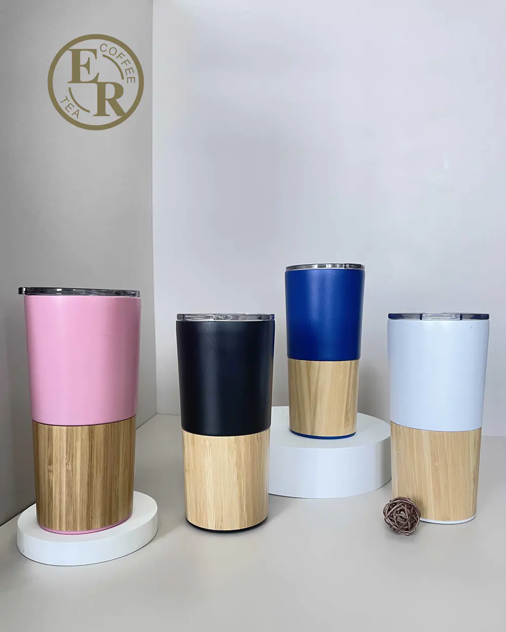 Bamboo nan stainless steel coffee cup
