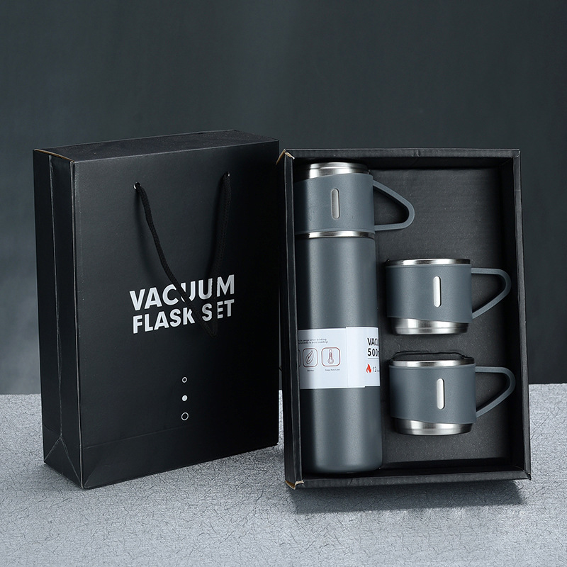 Stainless steel business cup gift box set